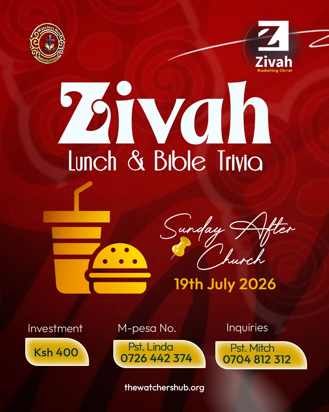 The Watchers Hub Youth Ministry | Zivah